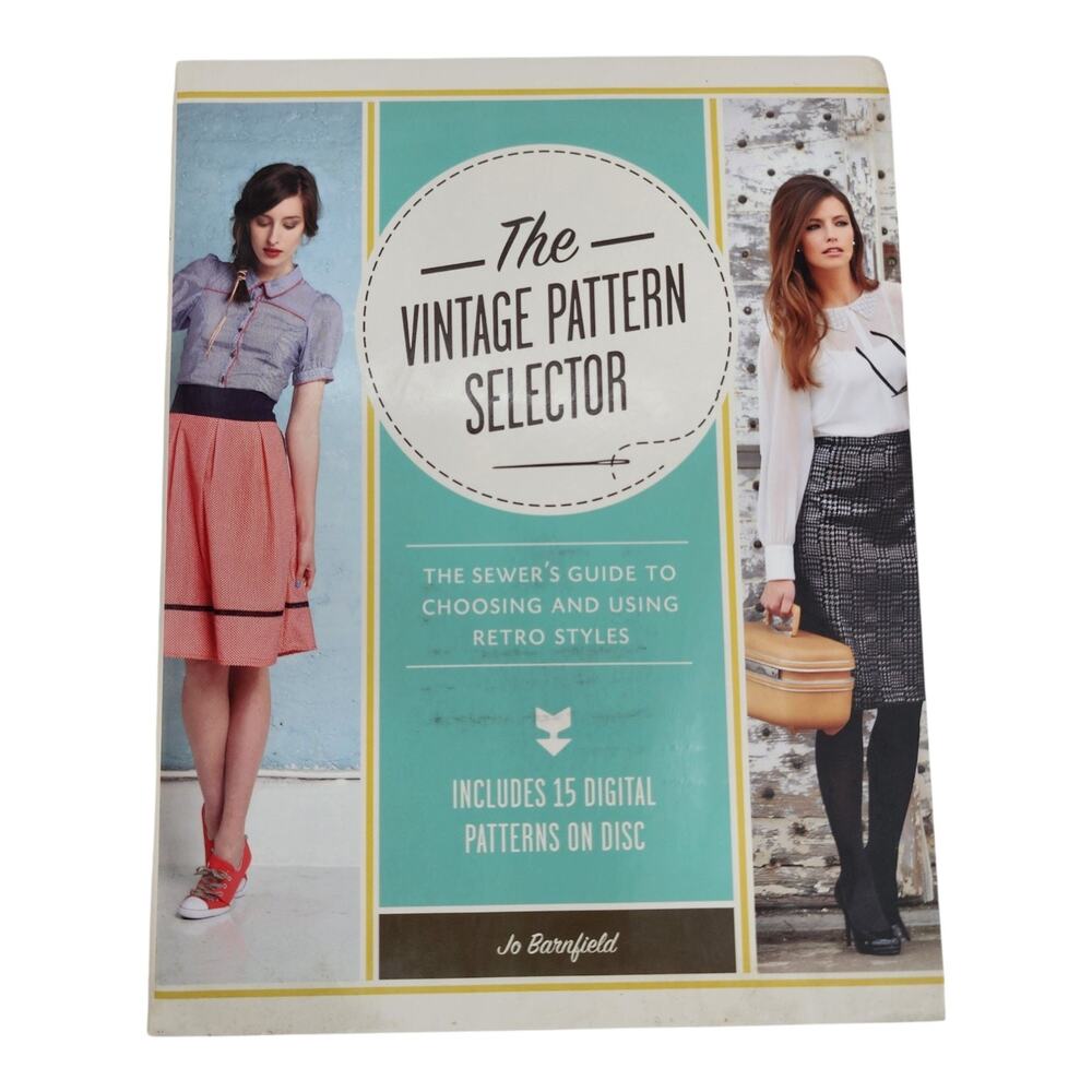 Vintage Pattern Selector Book + CD 2013 Jo Barnfield Retro Sewing Guide Paperbac